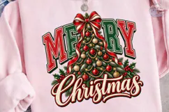 Merry Christmas Tree PNG Shirt Design Product Image 3