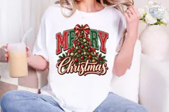 Merry Christmas Tree PNG Shirt Design Product Image 5