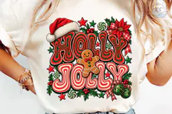 Holly Jolly Christmas PNG Shirt Design Product Image 6