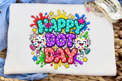 Happy Dot Day PNG Sublimation Shirt Desi Product Image 5