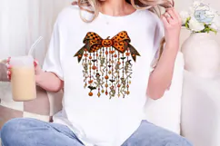 Halloween Skeleton Bow PNG Shirt Design Product Image 5