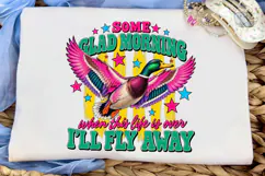 I'll Fly Away Duck PNG Shirt Design Product Image 5