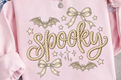 Spooky Coquette Halloween PNG Shirt Product Image 3