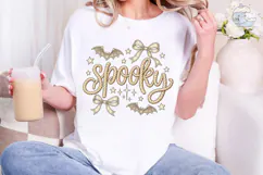 Spooky Coquette Halloween PNG Shirt Product Image 1