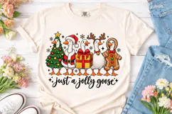 Jolly Goose Christmas PNG Shirt Design Product Image 1