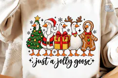 Jolly Goose Christmas PNG Shirt Design Product Image 3
