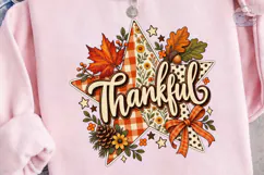 Thankful Fall Star PNG Sublimation Desig Product Image 2