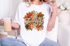 Thankful Fall Star PNG Sublimation Desig Product Image 4