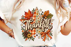 Thankful Fall Star PNG Sublimation Desig Product Image 6
