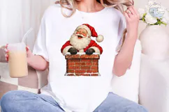 Santa Chimney PNG Sublimation Design Product Image 4