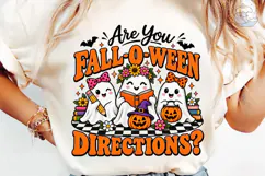 Fall-O-Ween Cute Ghosts PNG Sublimation Product Image 6