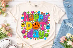 Happy Day Smiley Face PNG Shirt Design Product Image 2