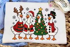 Christmas Geese PNG Sublimation Design Product Image 6