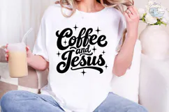 Coffee and Jesus PNG Sublimation Design Product Image 4