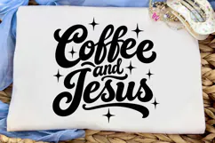 Coffee and Jesus PNG Sublimation Design Product Image 5