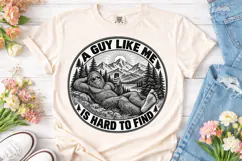 Bigfoot Selfie PNG Shirt Design Product Image 2