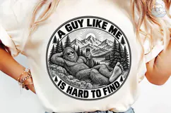 Bigfoot Selfie PNG Shirt Design Product Image 6