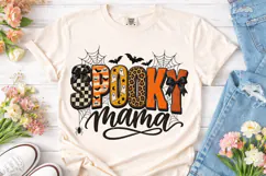 Spooky Mama Halloween PNG Shirt Design Product Image 2