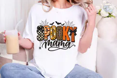 Spooky Mama Halloween PNG Shirt Design Product Image 1