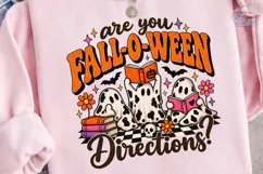 Fall-O-Ween Ghosts PNG Sublimation Shirt Product Image 3