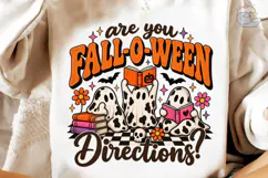 Fall-O-Ween Ghosts PNG Sublimation Shirt Product Image 4