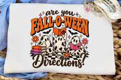 Fall-O-Ween Ghosts PNG Sublimation Shirt Product Image 5