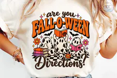 Fall-O-Ween Ghosts PNG Sublimation Shirt Product Image 6