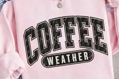 Coffee Weather PNG Sublimation Shirt Des Product Image 3