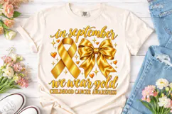 September Gold Ribbon Cancer Awareness P Product Image 2