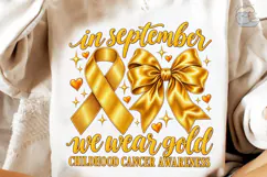 September Gold Ribbon Cancer Awareness P Product Image 4