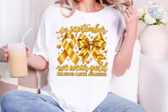 September Gold Ribbon Cancer Awareness P Product Image 1