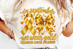 September Gold Ribbon Cancer Awareness P Product Image 6