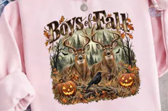 Boys of Fall Deer PNG Sublimation Design Product Image 3