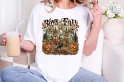 Boys of Fall Deer PNG Sublimation Design Product Image 1