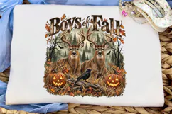 Boys of Fall Deer PNG Sublimation Design Product Image 5