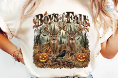Boys of Fall Deer PNG Sublimation Design Product Image 6