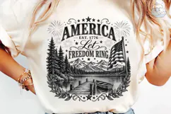 America Let Freedom Ring PNG Sublimation Product Image 6