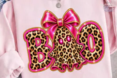 Boo Ghost Leopard Print PNG Sublimation Product Image 3