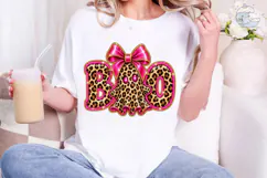 Boo Ghost Leopard Print PNG Sublimation Product Image 5