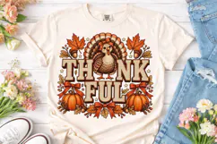 Thank You Thanksgiving PNG Sublimation D Product Image 2