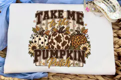 Take Me to Pumpkin Patch PNG Shirt Desig Product Image 5