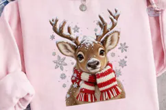 Christmas Reindeer PNG Sublimation Shirt Product Image 3