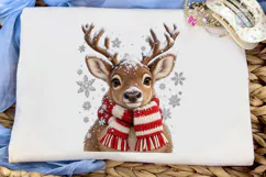 Christmas Reindeer PNG Sublimation Shirt Product Image 5