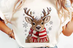 Christmas Reindeer PNG Sublimation Shirt Product Image 6