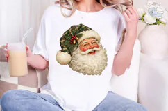 Vintage Santa Face PNG Sublimation Desig Product Image 4