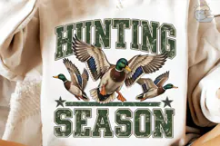 Hunting Season Duck PNG Sublimation Tee Product Image 4