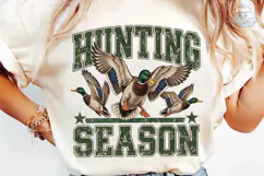 Hunting Season Duck PNG Sublimation Tee Product Image 6