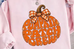 Pumpkin Patch Crew Fall PNG Sublimation Product Image 3