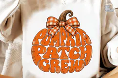 Pumpkin Patch Crew Fall PNG Sublimation Product Image 4