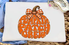 Pumpkin Patch Crew Fall PNG Sublimation Product Image 5